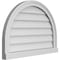 Ekena Millwork Round Top Surface Mount PVC Gable Vent w/ 2"W x 2"P Brickmould Sill Frame, 28"W x 20"H GVPRT28X2003SN - alternate 5